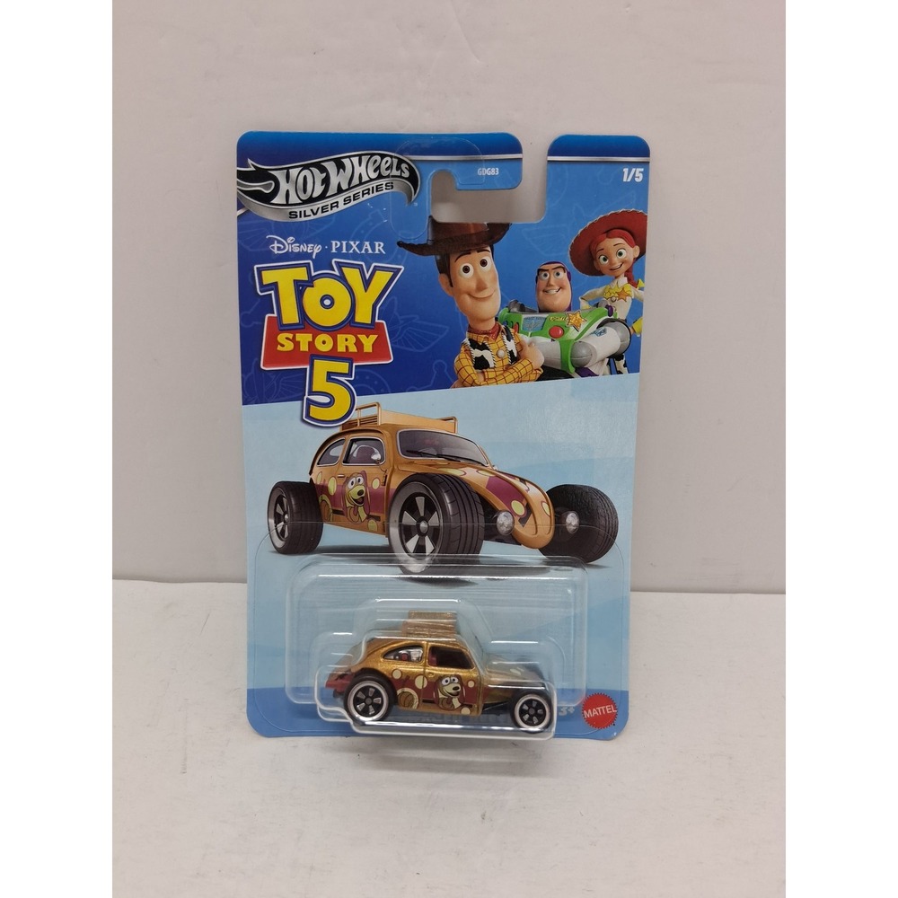 Hot Wheels Silver Series Toy Story 5 Custom Volkswagen Beetle Gold GDG83 1/5